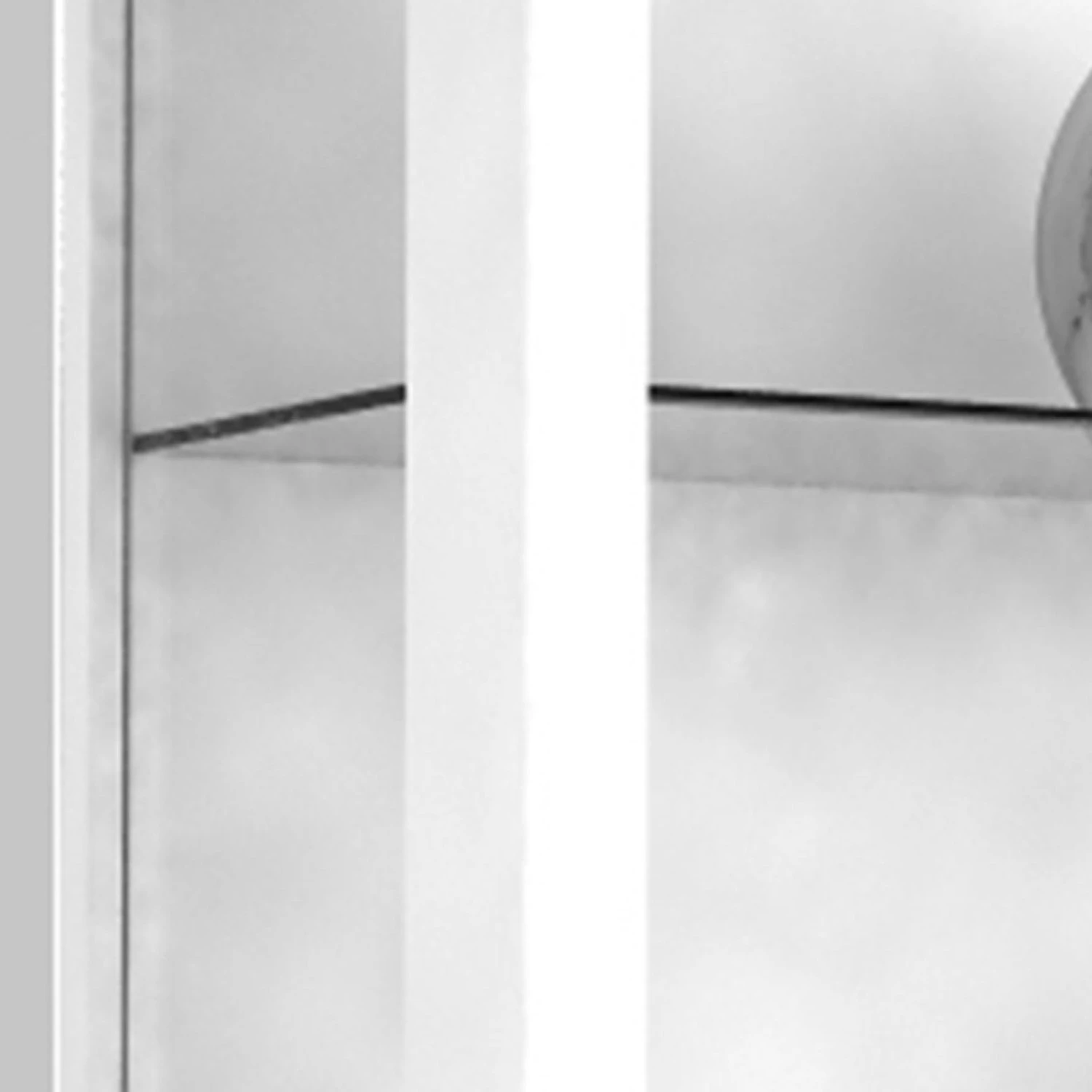 VCM Vitrine murale Udina - Blanc - Sans éclairage 4 VCM Vitrine murale Udina - Blanc - Sans éclairage – Image 2