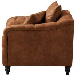 Red Living Fauteuil Lovis - Microfibre Rica: Cognac 19 Red Living Fauteuil Lovis - Microfibre Rica: Cognac -Meubles de salon Soldes 1000298871 211214 18020100799 DETAILS P000000001000298871