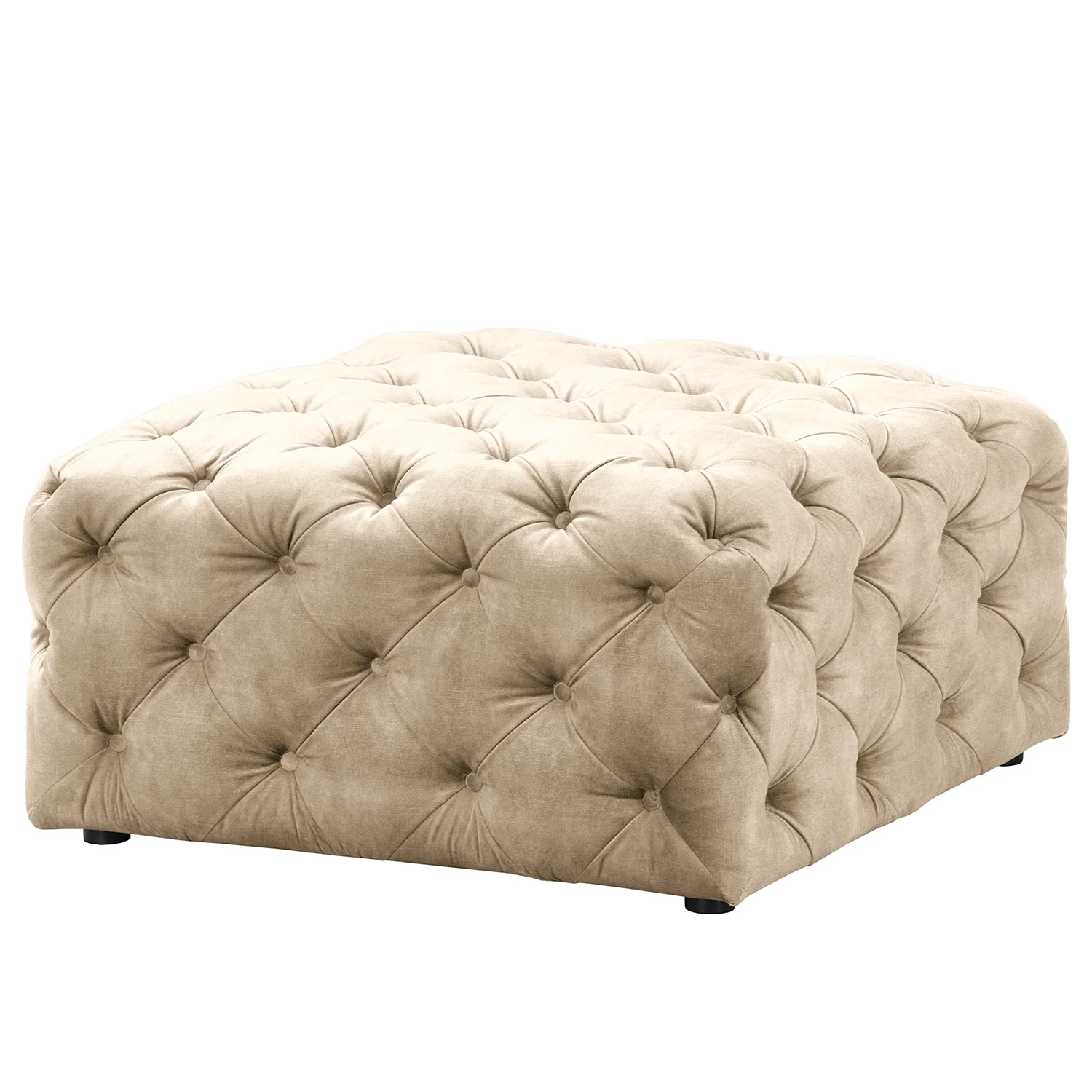 Red Living Repose-pieds Merlin - Velours Tomi: Créme 3 Red Living Repose-pieds Merlin - Velours Tomi: Créme