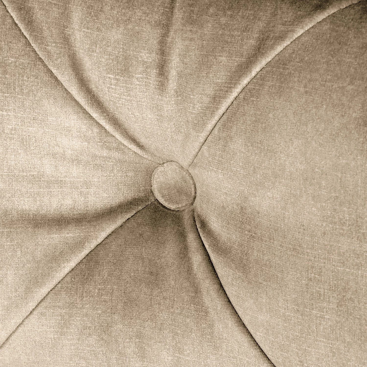 Red Living Repose-pieds Merlin - Velours Tomi: Créme 6 Red Living Repose-pieds Merlin - Velours Tomi: Créme – Image 4