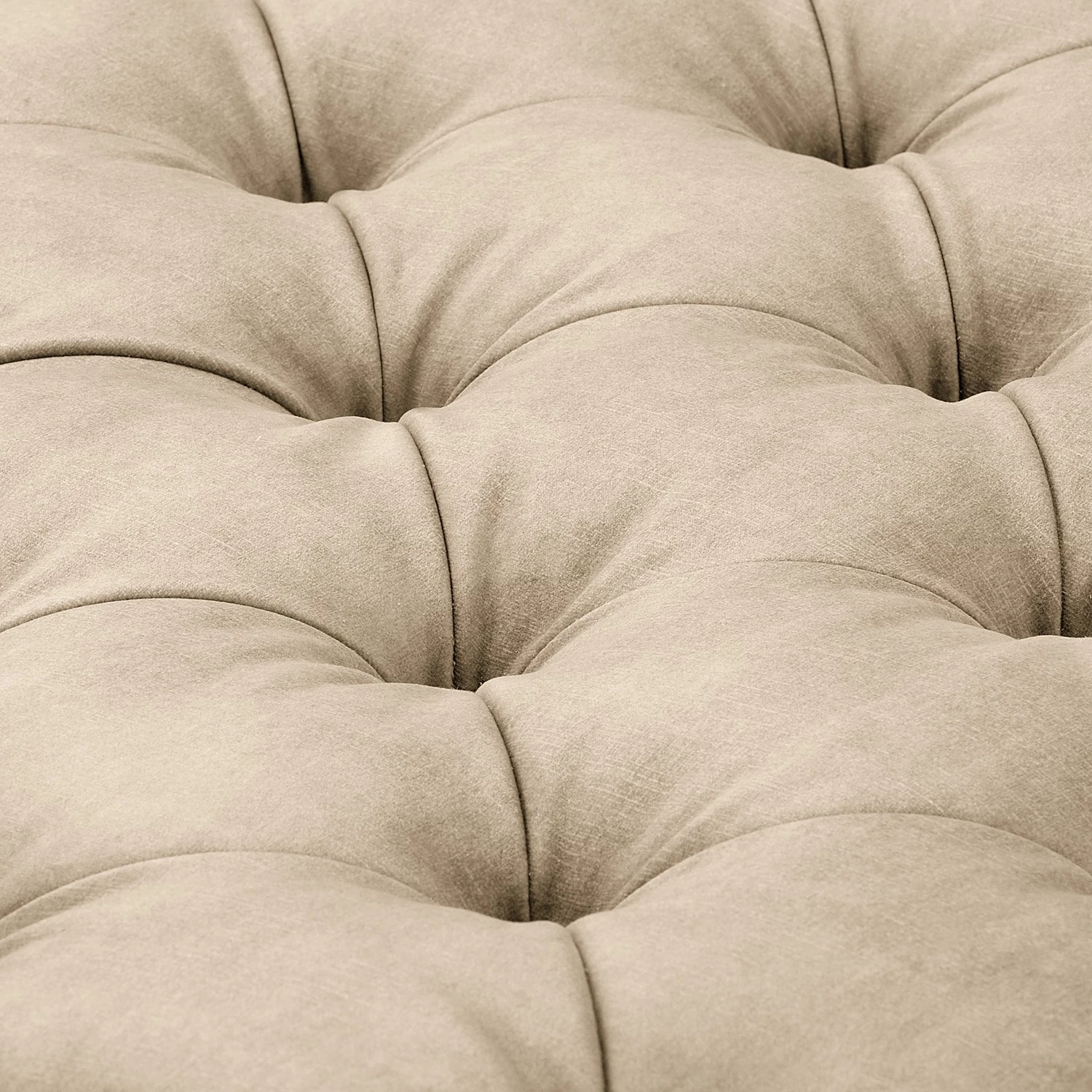 Red Living Repose-pieds Merlin - Velours Tomi: Créme 8 Red Living Repose-pieds Merlin - Velours Tomi: Créme – Image 6