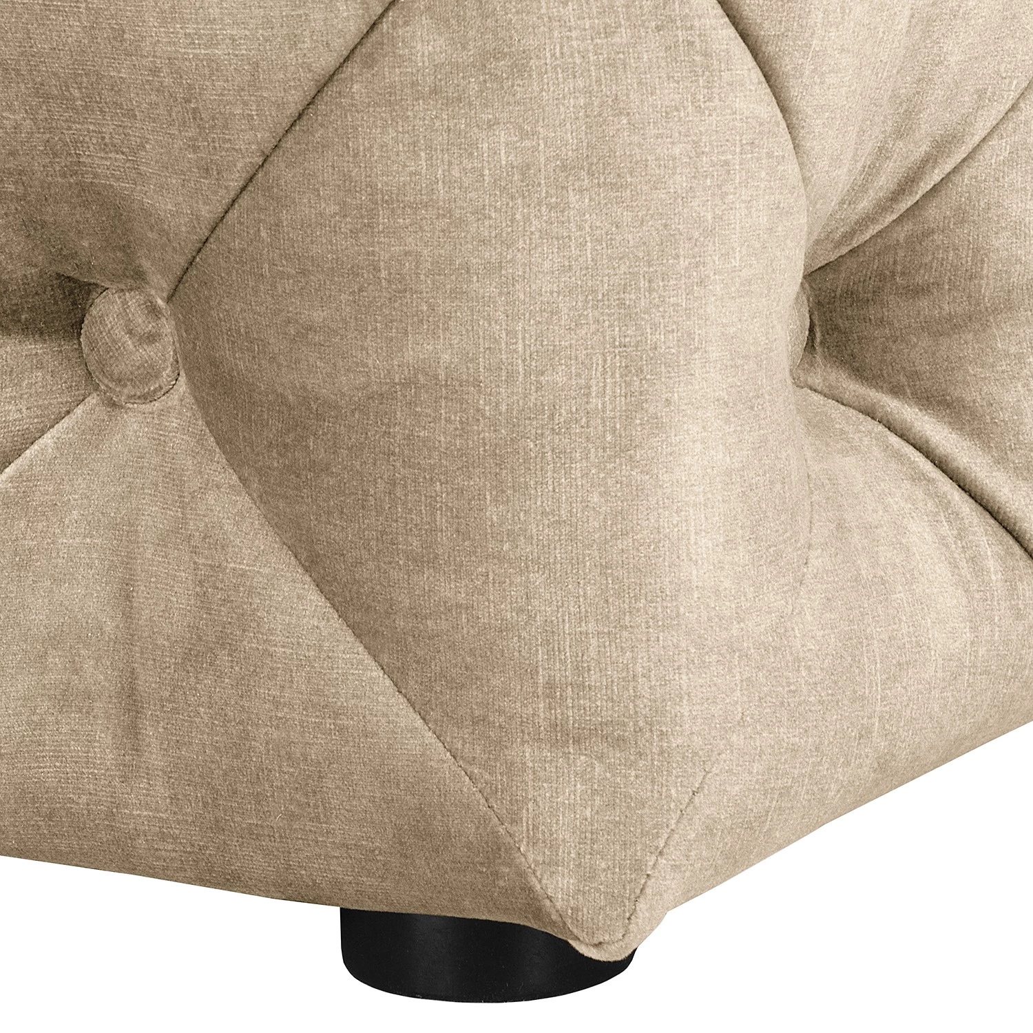 Red Living Repose-pieds Merlin - Velours Tomi: Créme 10 Red Living Repose-pieds Merlin - Velours Tomi: Créme – Image 8