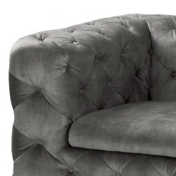 Red Living Fauteuil Merlin - Velours Tomi: Gris 17 Red Living Fauteuil Merlin - Velours Tomi: Gris -Meubles de salon Soldes 1000298964 211214 18025501545 DETAILS P000000001000298964