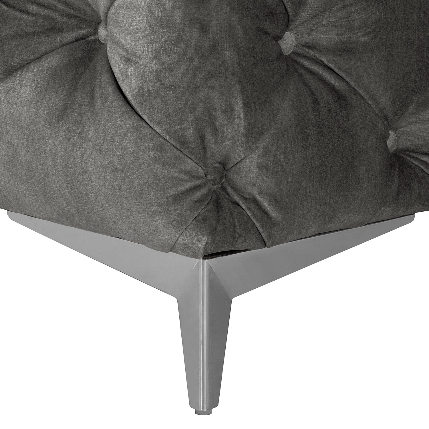 Red Living Fauteuil Merlin - Velours Tomi: Gris 12 Red Living Fauteuil Merlin - Velours Tomi: Gris – Image 10