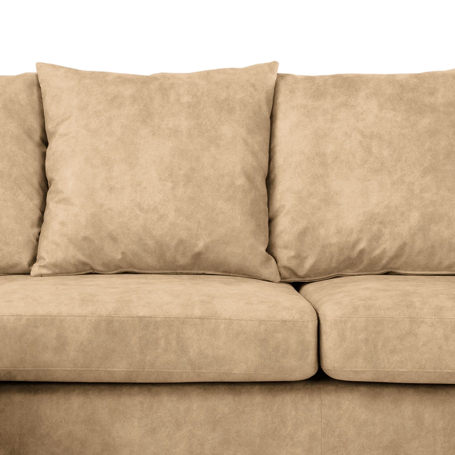 Red Living Canapé d’angle Lovis - Microfibre Rica: Beige - Méridienne longue à gauche (vue de face) 10 Red Living Canapé d’angle Lovis - Microfibre Rica: Beige - Méridienne longue à gauche (vue de face) – Image 8