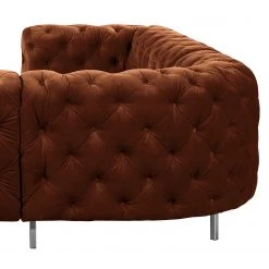 Red Living Canapé d’angle Merlin I - Velours Tomi: Marron - Isocèles -Meubles de salon Soldes 1000299155 211214 18051402871 DETAILS P000000001000299155