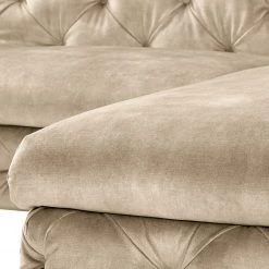 Canapé d’angle Merlin II - Velours Tomi: Créme - Méridienne courte à droite (vue de face) 37 Canapé d’angle Merlin II - Velours Tomi: Créme - Méridienne courte à droite (vue de face) -Meubles de salon Soldes 1000299159 211214 18051803030 DETAILS P000000001000299159