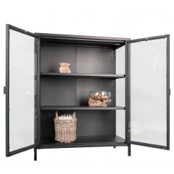 Red Living Vitrine Bagh II - Métal - Noir -Meubles de salon Soldes 1000299436 211012 13474400067 DETAILS P000000001000299436