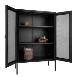 Red Living Buffet Moosh - Métal - Noir -Meubles de salon Soldes 1000299438 211012 13474400084 DETAILS P000000001000299438