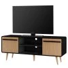 Norrwood Meuble TV Amanda - Imitation chêne / Noir -Meubles de salon Soldes 1000299458 211013 133339000016 IMAGE P000000001000299458
