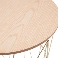 FLHF Bout de canapé Armina II - Imitation acacia / Doré 14 FLHF Bout de canapé Armina II - Imitation acacia / Doré -Meubles de salon Soldes 1000299479 211012 15341100083 DETAILS P000000001000299479