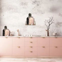 Loftscape Étagère murale Kavaja - Métal - Doré - Largeur : 30 cm 9 Loftscape Étagère murale Kavaja - Métal - Doré - Largeur : 30 cm -Meubles de salon Soldes 1000300274 211014 13263200172 MOOD DETAILS P000000001000300274 mood