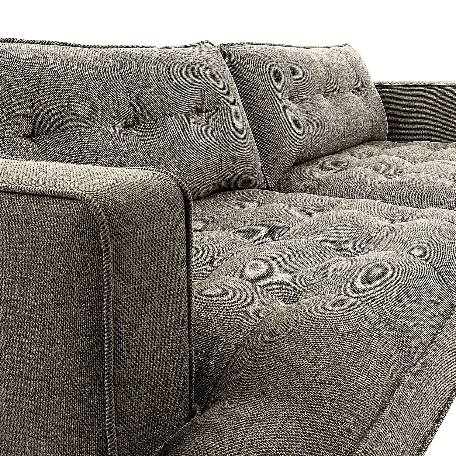 Loftscape Canapé Kastel (2 places) - Tissu Chenille Pura: Gris 8 Loftscape Canapé Kastel (2 places) - Tissu Chenille Pura: Gris – Image 6