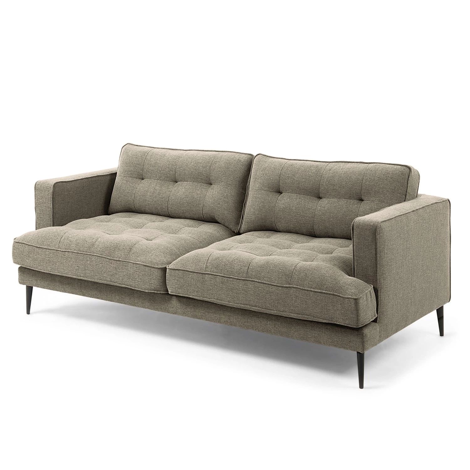 Loftscape Canapé Kastel (2 places) - Tissu Chenille Pura: Gris 3 Loftscape Canapé Kastel (2 places) - Tissu Chenille Pura: Gris