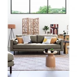 Loftscape Canapé Lazac (3 places) - Tissu Chenille Pura: Gris -Meubles de salon Soldes 1000300374 211229 15022400275 MOOD DETAILS P000000001000300374 mood