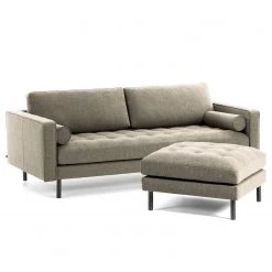 Loftscape Canapé Lazac (3 places) - Tissu Chenille Pura: Gris -Meubles de salon Soldes 1000300374 211229 15022400294 DETAILS P000000001000300374