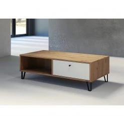 Trendteam Table basse Touch I - Imitation chêne artisan / Blanc 10 Trendteam Table basse Touch I - Imitation chêne artisan / Blanc -Meubles de salon Soldes 1000300846 211015 12541800039 MOOD DETAILS P000000001000300846 mood