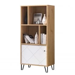 Trendteam Étagère Touch - Imitation chêne artisan / Blanc