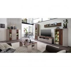 Loftscape Buffet haut Saida I - Avec éclairage - Cachemire / Imitation noyer 9 Loftscape Buffet haut Saida I - Avec éclairage - Cachemire / Imitation noyer -Meubles de salon Soldes 1000300945 211020 13343500056 MOOD DETAILS P000000001000300945 mood