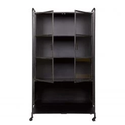 Red Living Vitrine Leska - Métal - Noir vintage 15 Red Living Vitrine Leska - Métal - Noir vintage -Meubles de salon Soldes 1000304148 211029 123411000067 DETAILS P000000001000304148