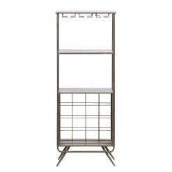 Red Living Range-bouteilles Clubster - Métal - Gris antique -Meubles de salon Soldes 1000304156 211029 12341200075 DETAILS P000000001000304156