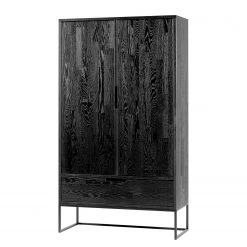 Red Living Armoire Cobar - FrĂŞne massif - FrĂŞne noir