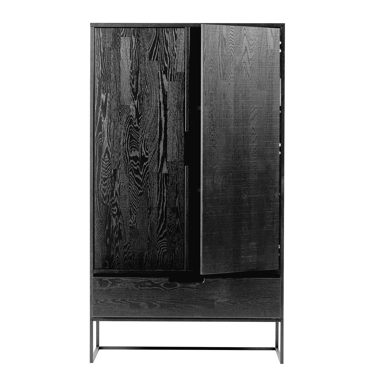 Red Living Armoire Cobar - Frêne massif - Frêne noir 6 Red Living Armoire Cobar - Frêne massif - Frêne noir – Image 4