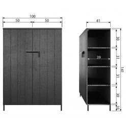 Red Living Buffet haut Lamasco - Pin massif - Pin noir 13 Red Living Buffet haut Lamasco - Pin massif - Pin noir -Meubles de salon Soldes 1000304183 211029 12341700738 SKETCH DETAILS P000000001000304183 sketch