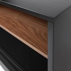 Red Living Meuble TV Lescar - Pin massif - Pin noir -Meubles de salon Soldes 1000304186 211029 12341700318 DETAILS P000000001000304186