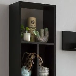 Norrwood Étagère murale Argenteuil - Imitation chêne artisan / Noir -Meubles de salon Soldes 1000304804 211027 10485100071 DETAILS P000000001000304804