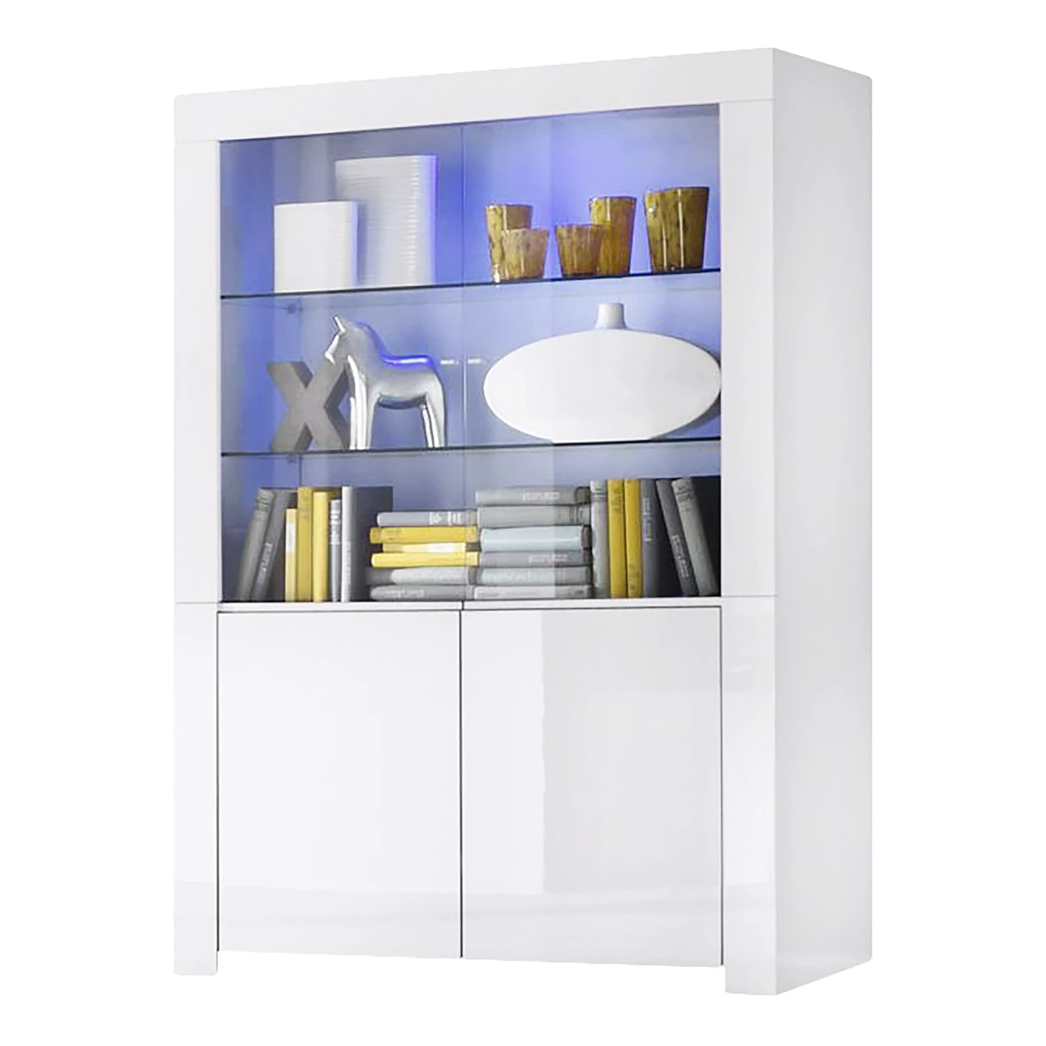 LC Spa Vitrine Amalfi - Blanc brillant 3 LC Spa Vitrine Amalfi - Blanc brillant