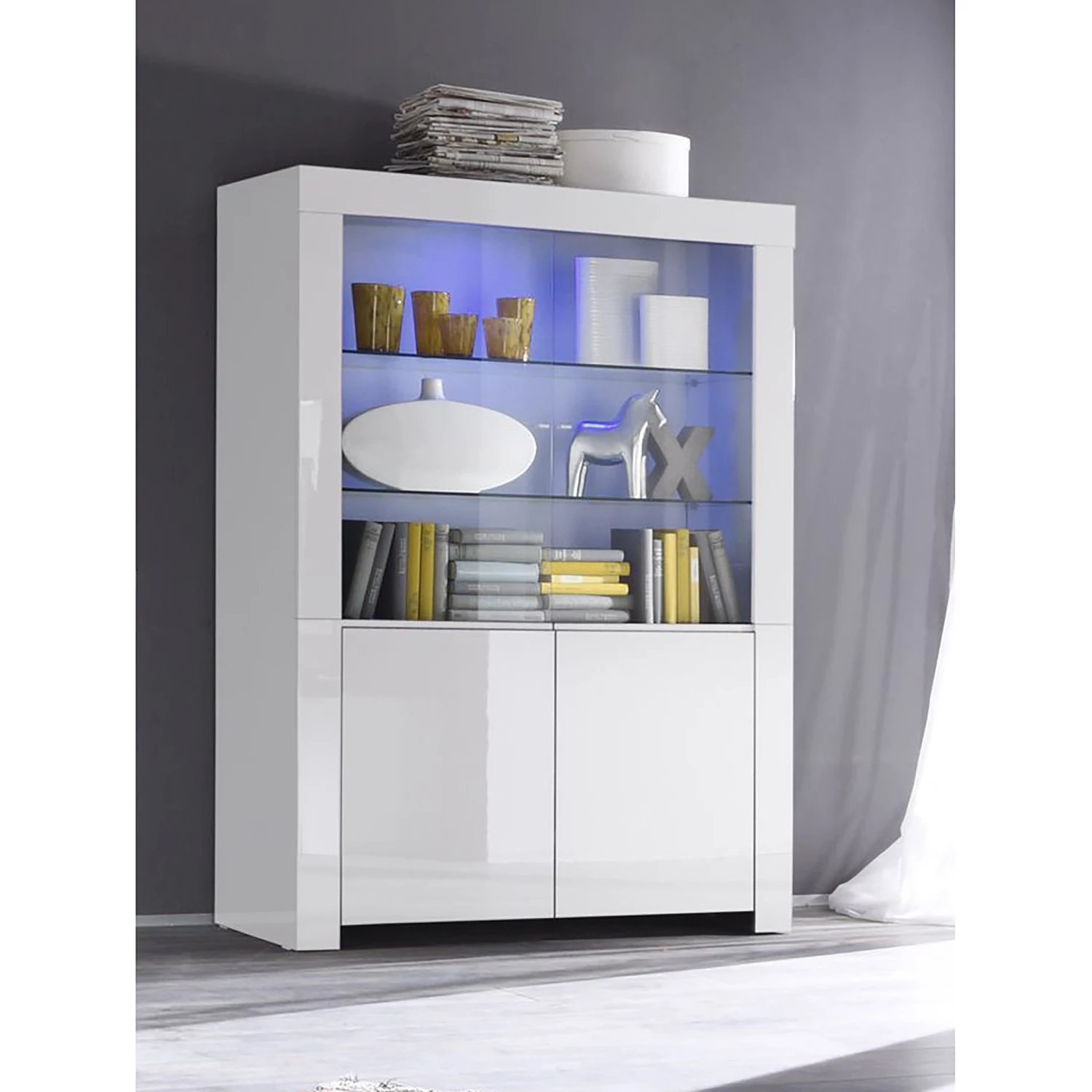 LC Spa Vitrine Amalfi - Blanc brillant 5 LC Spa Vitrine Amalfi - Blanc brillant – Image 3