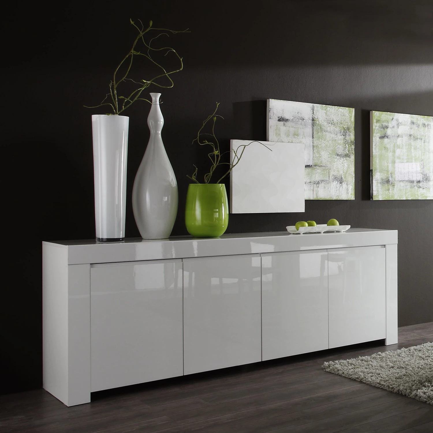 LC Spa Buffet Amalfi III - Blanc brillant 4 LC Spa Buffet Amalfi III - Blanc brillant – Image 2
