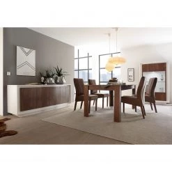 LC Spa Buffet Forenza - Imitation noisetier / Blanc -Meubles de salon Soldes 1000306547 211122 150911000107 DETAILS P000000001000306547