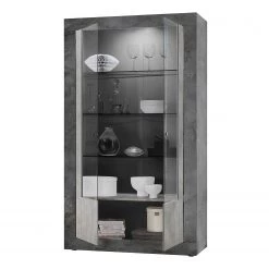 LC Spa Vitrine Urbino - Gris clair / Gris foncé 11 LC Spa Vitrine Urbino - Gris clair / Gris foncé -Meubles de salon Soldes 1000306550 211122 15090200084 DETAILS P000000001000306550