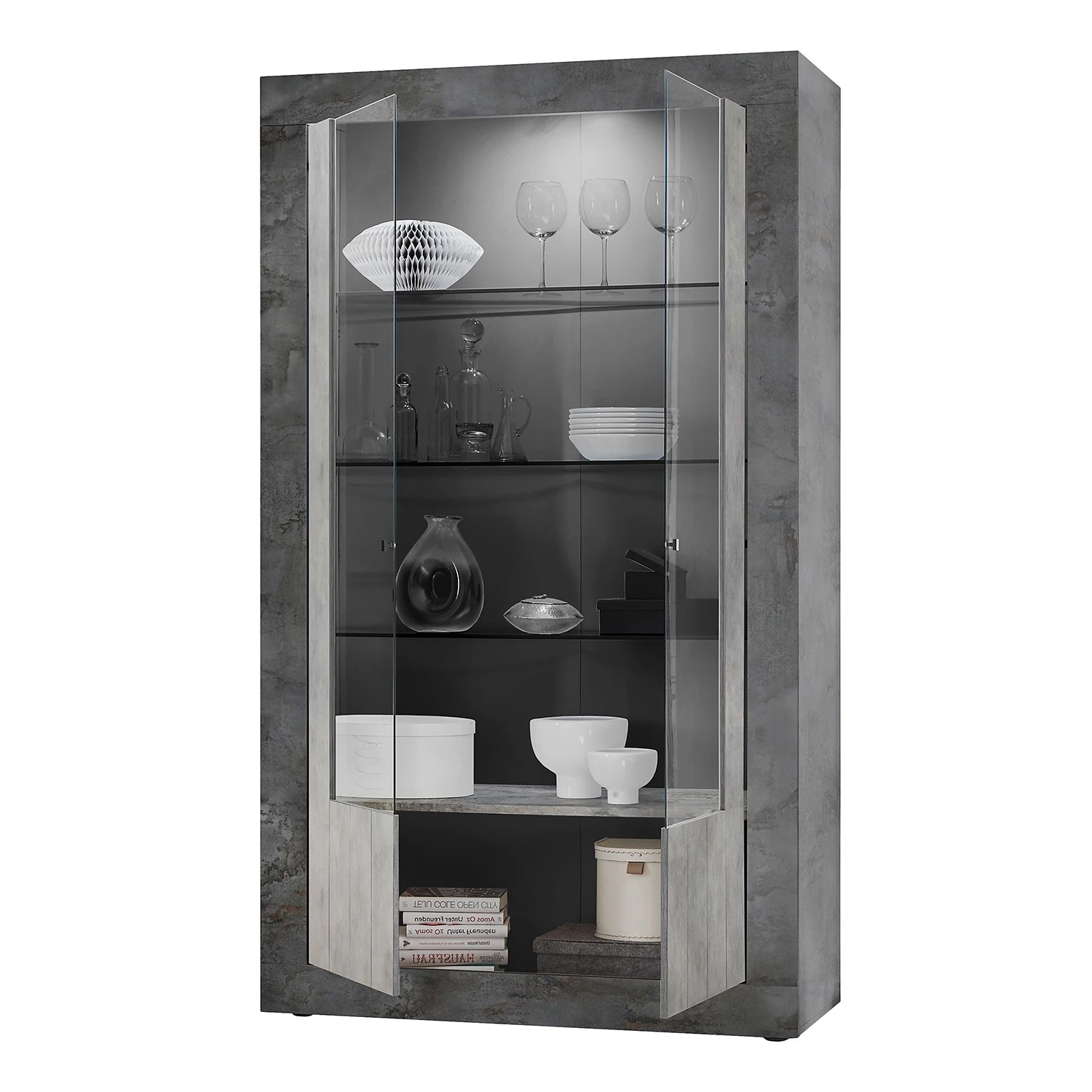 LC Spa Vitrine Urbino - Gris clair / Gris foncé 7 LC Spa Vitrine Urbino - Gris clair / Gris foncé – Image 5