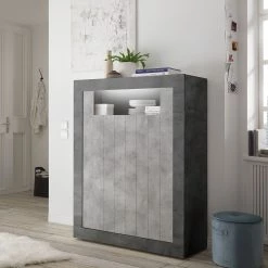 LC Spa Buffet haut Urbino - Gris clair / Gris foncé -Meubles de salon Soldes 1000306557 211122 15085200048 MOOD DETAILS P000000001000306557 mood
