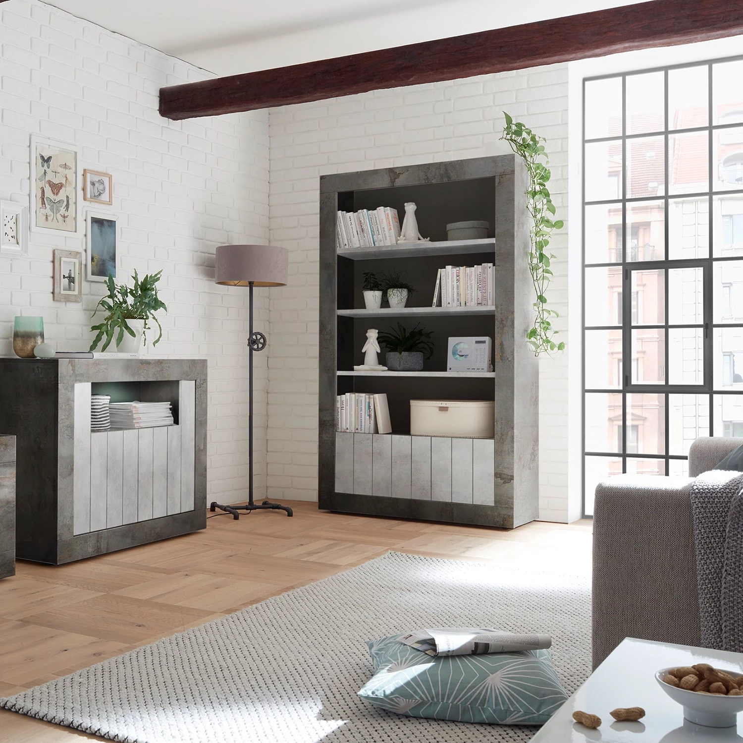 LC Spa Étagère Urbino - Gris clair / Gris foncé 5 LC Spa Étagère Urbino - Gris clair / Gris foncé – Image 3