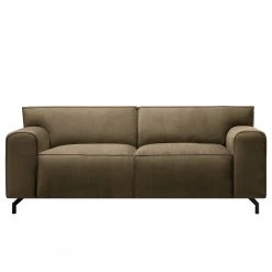 Jack & Alice Canapé Bramming (3 places) - Velours - Velours Juna: Taupe - Largeur : 210 cm -Meubles de salon Soldes 1000306828 220331 030 DETAILS P000000001000306828