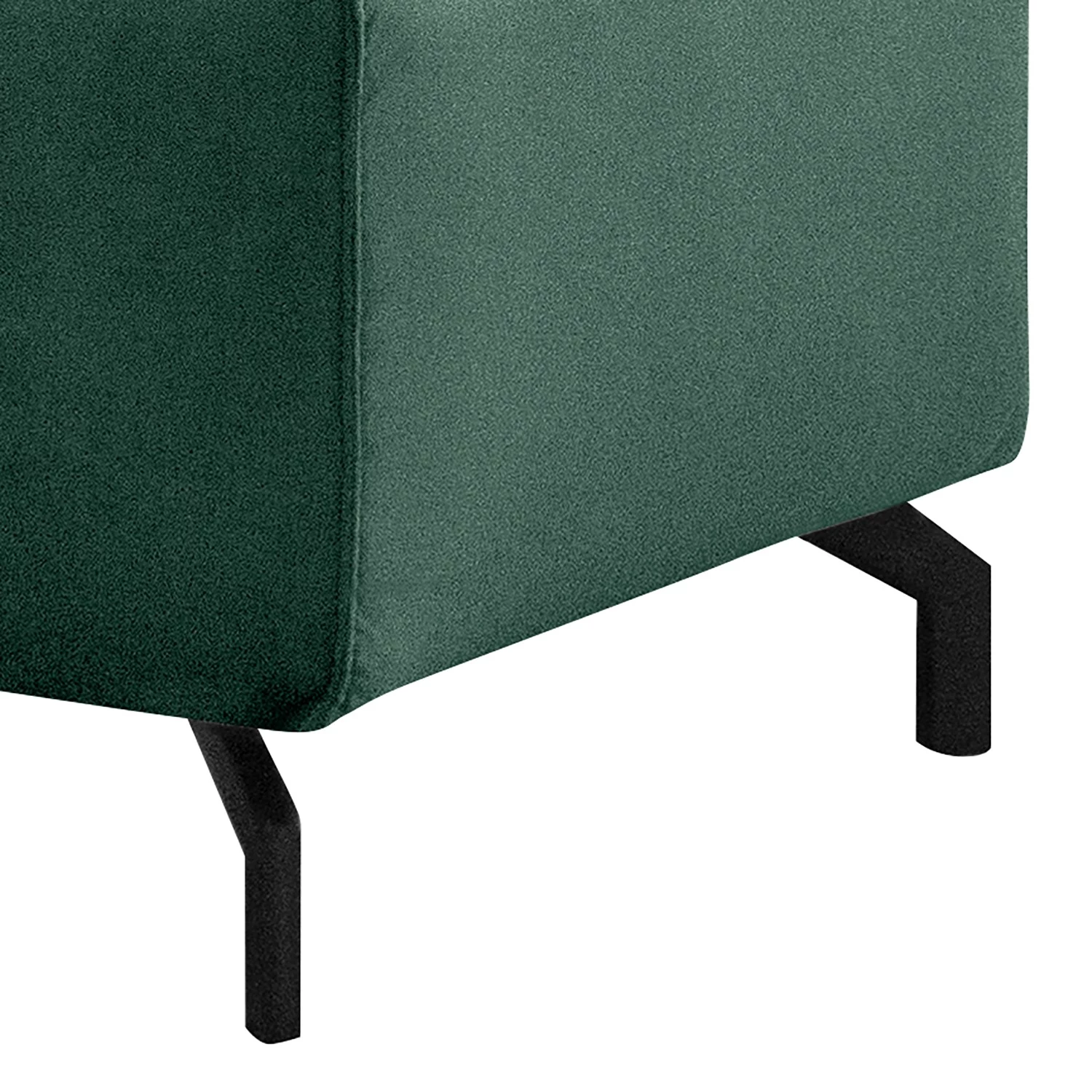 Jack & Alice Repose-pieds capitonné Bramming - Velours - Velours Juna: Gris pétrole 5 Jack & Alice Repose-pieds capitonné Bramming - Velours - Velours Juna: Gris pétrole – Image 3