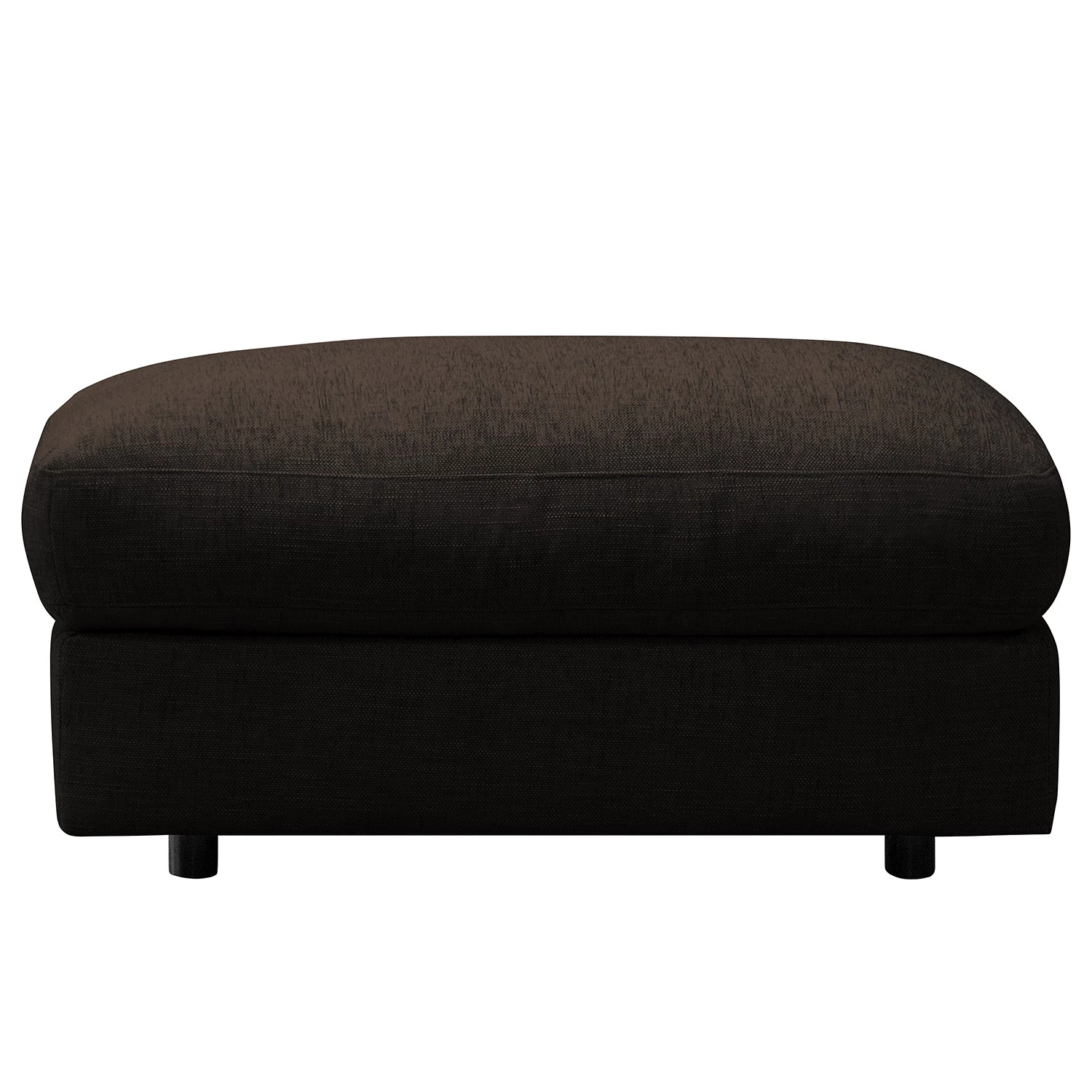 Fredriks Repose-pieds capitonné Circle - Tissage à plat - Tissu Vega: Marron-Noir 3 Fredriks Repose-pieds capitonné Circle - Tissage à plat - Tissu Vega: Marron-Noir – Image 2