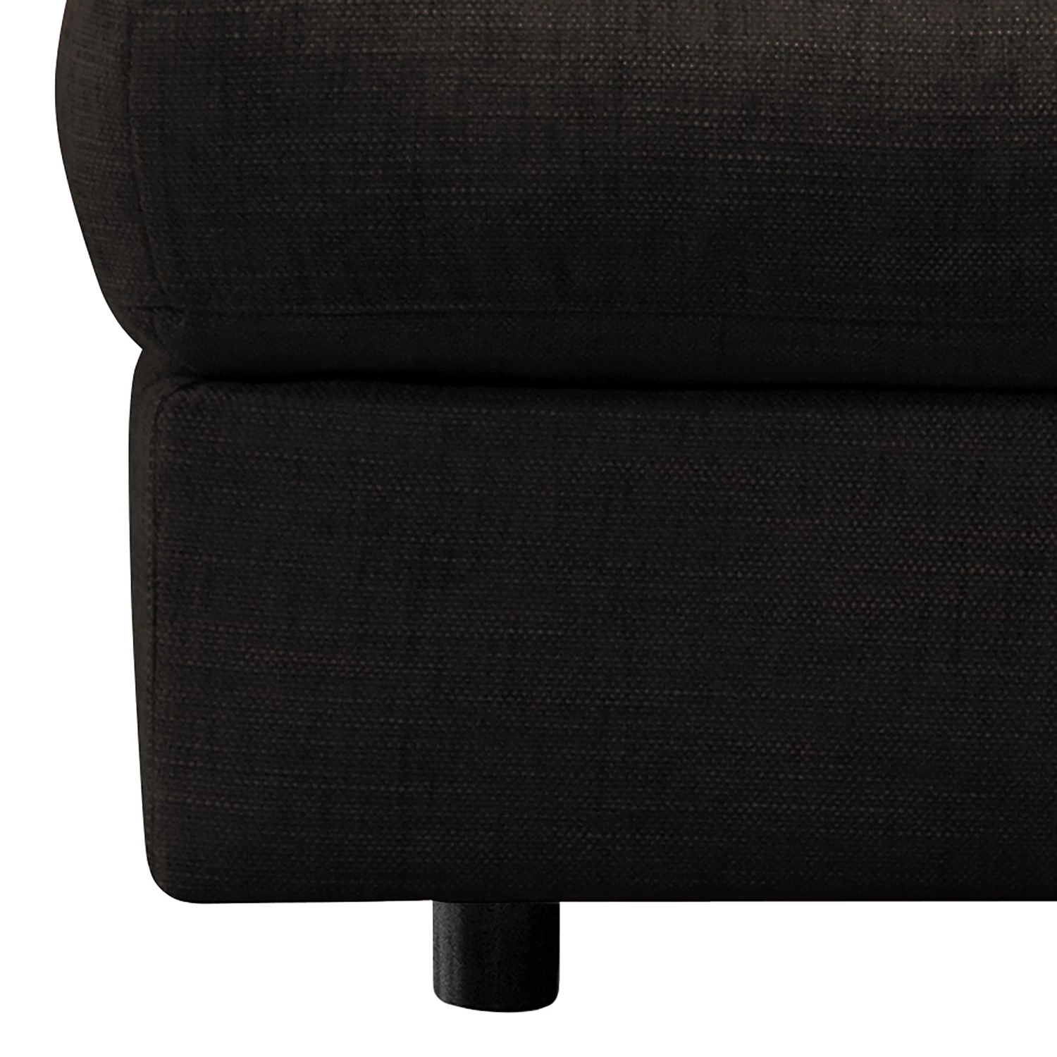 Fredriks Repose-pieds capitonné Circle - Tissage à plat - Tissu Vega: Marron-Noir 6 Fredriks Repose-pieds capitonné Circle - Tissage à plat - Tissu Vega: Marron-Noir – Image 5