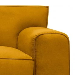 Jack & Alice Canapé d’angle Bramming - Velours - Velours Juna: Or - Méridienne longue à gauche (vue de face) -Meubles de salon Soldes 1000306924 220331 040 DETAILS P000000001000306924