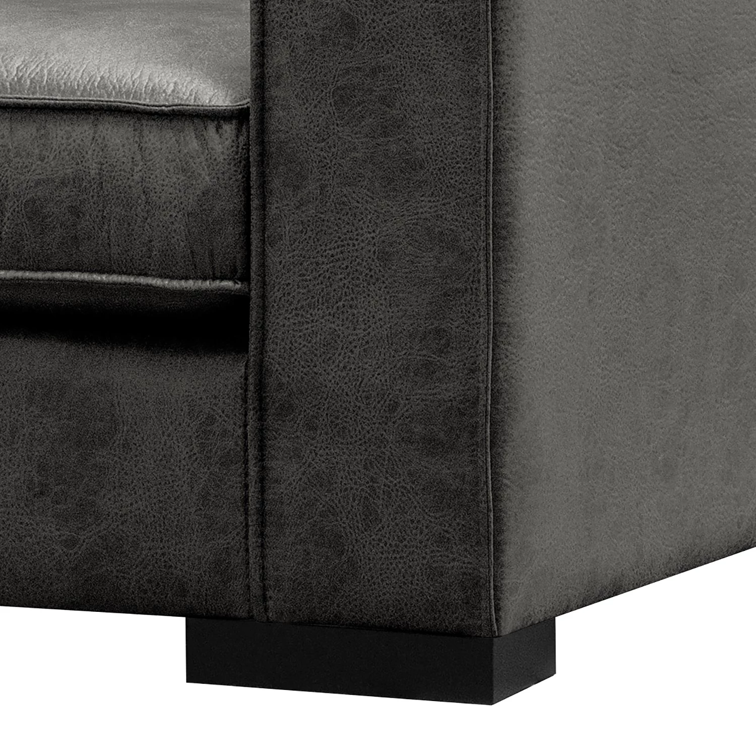 Ars manufacti Canapé Locana (3 places) - Microfibre Cheri: Anthracite 8 Ars manufacti Canapé Locana (3 places) - Microfibre Cheri: Anthracite – Image 6