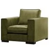 Ars manufacti Fauteuil Locana - Microfibre Cheri: Olive