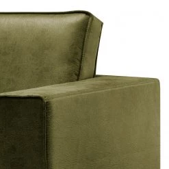 Ars manufacti Fauteuil Locana - Microfibre Cheri: Olive -Meubles de salon Soldes 1000307012 220727 050 DETAILS P000000001000307012