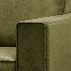 Ars manufacti Fauteuil Locana - Microfibre Cheri: Olive -Meubles de salon Soldes 1000307012 220727 060 DETAILS P000000001000307012