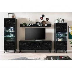 Jack & Alice Tablette murale Fintel - Noir -Meubles de salon Soldes 1000307045 211110 08234300033 MOOD DETAILS P000000001000307045 mood