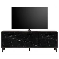 Jack & Alice Meuble TV Fintel I - Imitation marbre noir / Noir -Meubles de salon Soldes 1000307054 211110 082345000103 DETAILS P000000001000307054