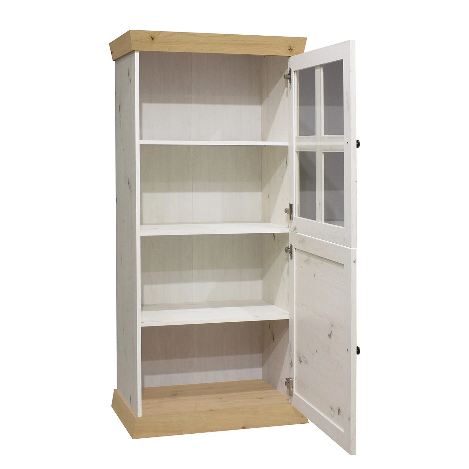 Ridgevalley Buffet haut Maiossa I - Imitation pin blanc / Imitation chêne de Navarra 8 Ridgevalley Buffet haut Maiossa I - Imitation pin blanc / Imitation chêne de Navarra – Image 6